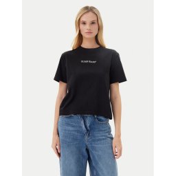 Guess Jeans Тишърт W5RI4 2K8HM0 Черен Regular Fit