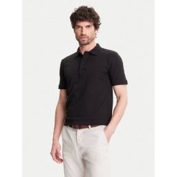 Pierre Cardin Тениска с яка и копчета C5 21354.2110 Черен Regular Fit