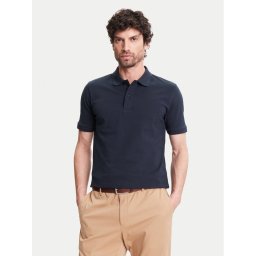 Pierre Cardin Тениска с яка и копчета C5 21354.2110 Тъмносин Regular Fit