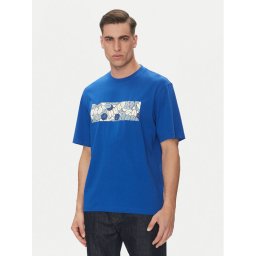 HUGO Тишърт Nurix 50545128 Син Regular Fit