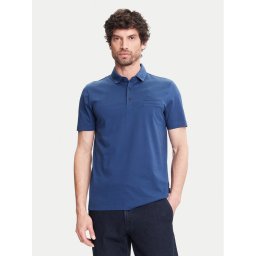 Pierre Cardin Тениска с яка и копчета C5 21514.2122 Тъмносин Regular Fit