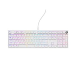 Клавиатура Genesis Mechanical Gaming Keyboard Thor 404 White RGB Backlight Gateron Yellow Pro, US Layout