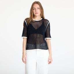 Пуловер adidas x Wales Bonner Short Sleeve Knit Tee Blue/ Night Navy L