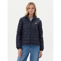 Guess Jeans Преходно яке W5RL99 WHAB2 Тъмносин Regular Fit