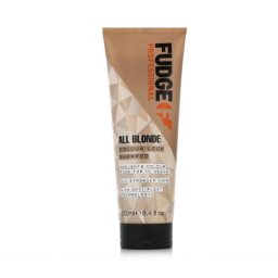 Fudge Professional All Blonde Colour Lock Shampoo 250 ml шампоан за възстановяване и блясък на русата коса унисекс