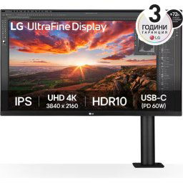 Монитор LG UltraFine Ergo 32UN880K-B - 32" UHD 4K IPS