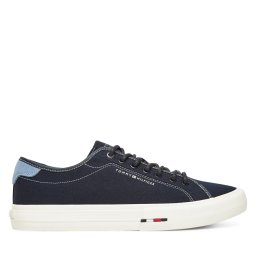 Гуменки Tommy Hilfiger Hi Vulc Street Canvas FM0FM05515 Тъмносин