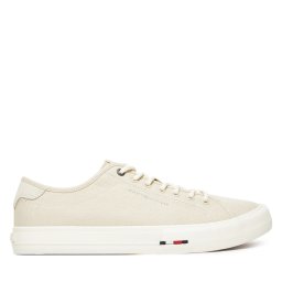 Гуменки Tommy Hilfiger Hi Vulc Street Canvas FM0FM05515 Бежов
