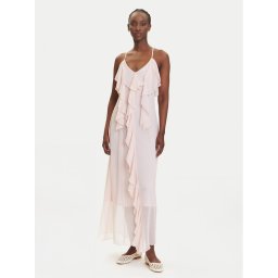 Vero Moda Официална рокля Camille 10336405 Розов Regular Fit