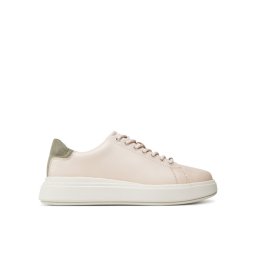 Calvin Klein Сникърси Cupsole Lace Up Lth HW0HW02540 Бежов