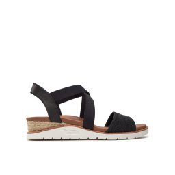 Skechers Сандали Bobs Arch Fit Beach Kiss Boho Beyond 114013/BLK Черен
