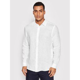 United Colors Of Benetton Риза 5BKU5QJG8 Бял Regular Fit
