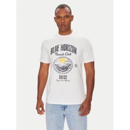 Guess Тишърт M5YI69 KBW41 Бял Regular Fit