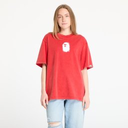 Тениска A BATHING APE Pigment Print Ape Head Relaxed Fit Tee UNISEX Red XL