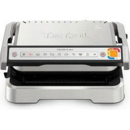 Барбекю Tefal GC774D30 Optigrill 4In1 Inox, (Grill, Bbq, Oven, Complete Meal), 600Cm2 Cooking Surface, Automatic Cooking Sensor,