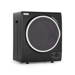 Klarstein Jet Set 2500, сушилня за бельо, сушилня с отвод на влажния въздух, 850 W, TEE C, 2,5 кг, 50 см, черна (MNW8-Jet set 2500-BL)