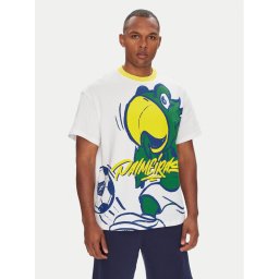 Puma Тишърт CWC Hoops x Palmeiras 631705 Бял Regular Fit