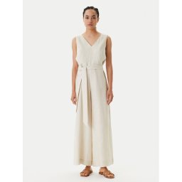 United Colors Of Benetton Гащеризон 4AGHDT00E Бежов Wide Leg