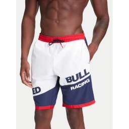 Pepe Jeans Плувни шорти Red Bull Racing Block Surfer RMB10004 Тъмносин Regular Fit