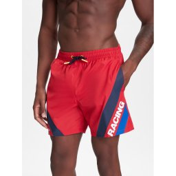 Pepe Jeans Плувни шорти Red Bull Racing RMB10007 Червен Regular Fit