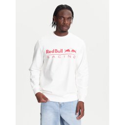 Pepe Jeans Суитшърт Red Bull Racing Team Logo RM580017 Бял Regular Fit