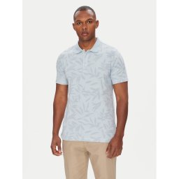 Pierre Cardin Тениска с яка и копчета C5 21434.2117 Светлосиньо Regular Fit