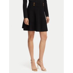 Guess Мини пола W5YD65 Z0130 Черен Regular Fit