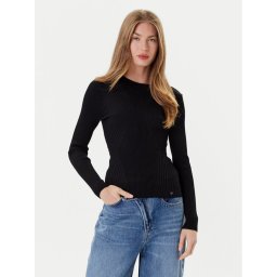 Guess Пуловер W5YR08 Z0040 Черен Slim Fit