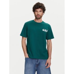 Gap Тишърт 768925-02 Зелен Regular Fit