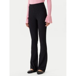 HUGO Текстилни панталони Naiblu 50542425 Черен Regular Fit