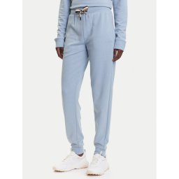 BOSS Долнище анцуг CP Stripe 50524759 Светлосиньо Regular Fit