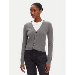 AMI Paris Кардиган FKC127.005 Сив Regular Fit