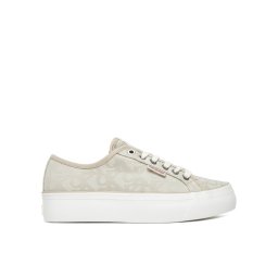 Calvin Klein Jeans Сникърси Vulc Flatf Jacquard Aop YW0YW01965 Бежов
