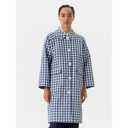 United Colors Of Benetton Преходно палто 2OPFDN07P Син Relaxed Fit