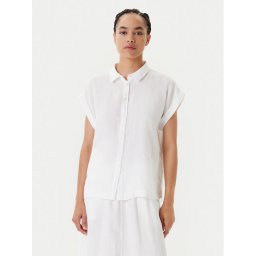 United Colors Of Benetton Риза 5BMLDQ06V Бял Regular Fit