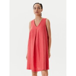 United Colors Of Benetton Лятна рокля 4AGHDV0AX Червен Relaxed Fit
