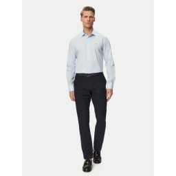 Tommy Hilfiger Риза MW0MW38347 Светлосиньо Slim Fit