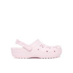 Crocs Чехли Classic Floral Cut Out Clog 210927 Розов