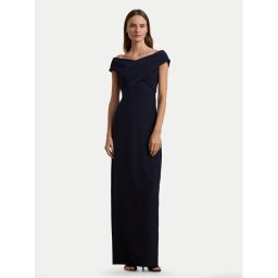 LAUREN RALPH LAUREN Официална рокля 2,53936E+11 Тъмносин Slim Fit