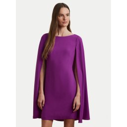 LAUREN RALPH LAUREN Коктейлна рокля 2,53855E+11 Виолетов Slim Fit