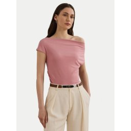 LAUREN RALPH LAUREN Блуза 2,00964E+11 Розов Slim Fit