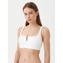 LAUREN RALPH LAUREN Горнище на бански 20408135 Бял