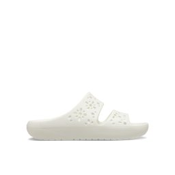 Crocs Чехли Classic Floral Cutout Sandal 210966 Бял