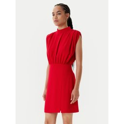 Morgan Коктейлна рокля 251-RESTY.F Червен Slim Fit