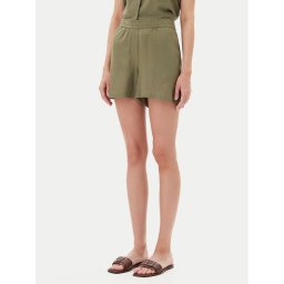 Vero Moda Шорти от плат Thea 10333804 Зелен Loose Fit