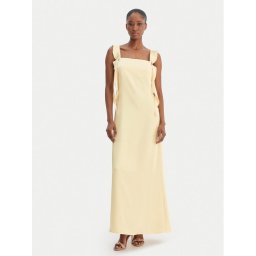 Vero Moda Коктейлна рокля Eloisa 10340914 Жълт Slim Fit