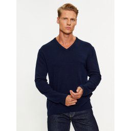 United Colors Of Benetton Пуловер 1002U4407 Тъмносин Regular Fit