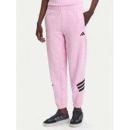adidas Долнище анцуг Future Icons 3-Stripes JE0158 Розов Regular Fit