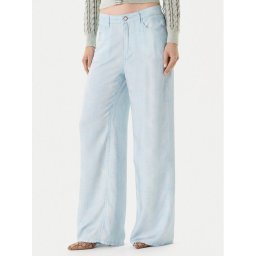 Guess Текстилни панталони 176485 Син Slim Fit