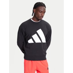 adidas Суитшърт Essentials Big Logo JE8949 Черен Regular Fit